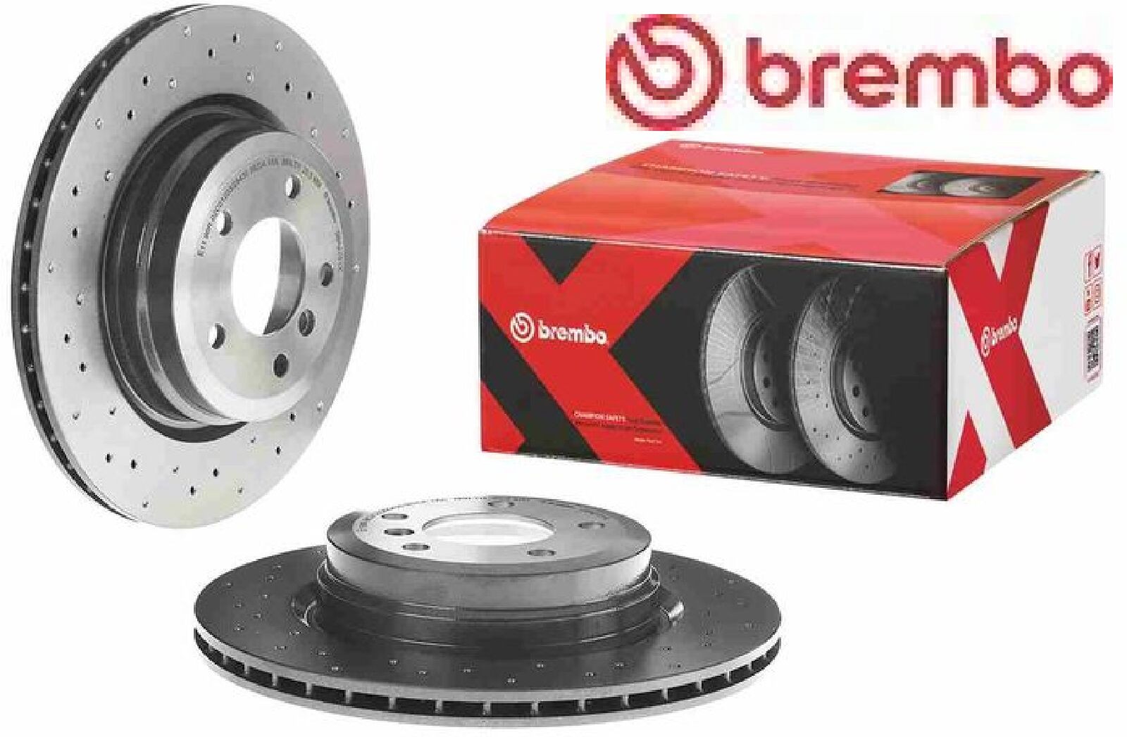 2x Bremsscheibe gelocht/innenbel. 09.A270.1X BREMBO für BMW BMW (BRILLIANCE) - Bild 4