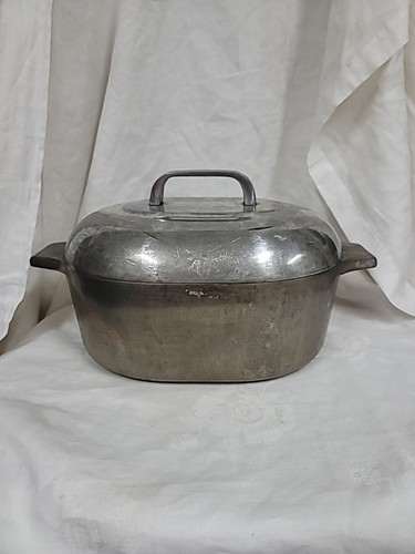 Wagner Ware Magnalite 4263 Sidney O Roasterette 4.5 Qt. Aluminum Roaster W/Lid - Picture 3 of 8