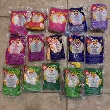 New Sealed 1998 Ty Teenie Beanie Babies McDonalds Happy Meal Set Of 15