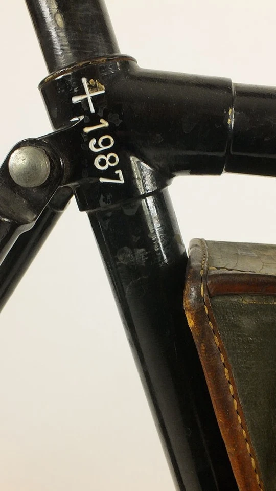 Vtg Swiss Army MO-05 Bike Leather Center Frame Pack Heavy Duty Bicycle 58cm - Image 4 of 4