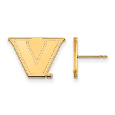 Kleine Ohrstecker 10 Karat Gelbgold Vanderbilt University