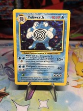 Pokemon Poliwrath 13/102 Base Set Unlimited Holo Rare HP on eBay