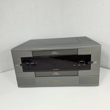 Go Video Dual Deck Vcr  Copier Gv-6020 6200 6250 VHS For Parts Repair Powers Up