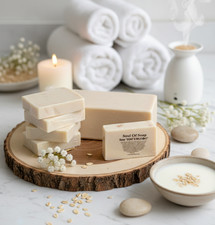 Goat's Milks Handmade Soap Bars 100 Natural Aromatherapy Set of 4 Moisturizing