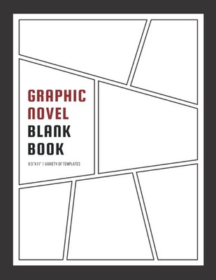 Graphic Novel Blank Book by Comic Heroes Studio Create Your Own Awesome Story