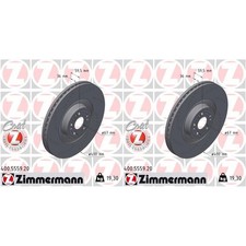 2x ZIMMERMANN BREMSSCHEIBEN 400mm GELOCHT INNENBEL&Uuml;FTET VORNE passend f&uuml;r MERCED