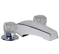 Mobile Home Garden Tub Faucet Chrome w/ Braided Supply Lines Replacement