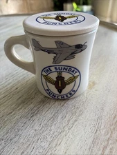 US Navy Squadron "The Sunday Punchers" Coffee Mug & Lid/Coaster