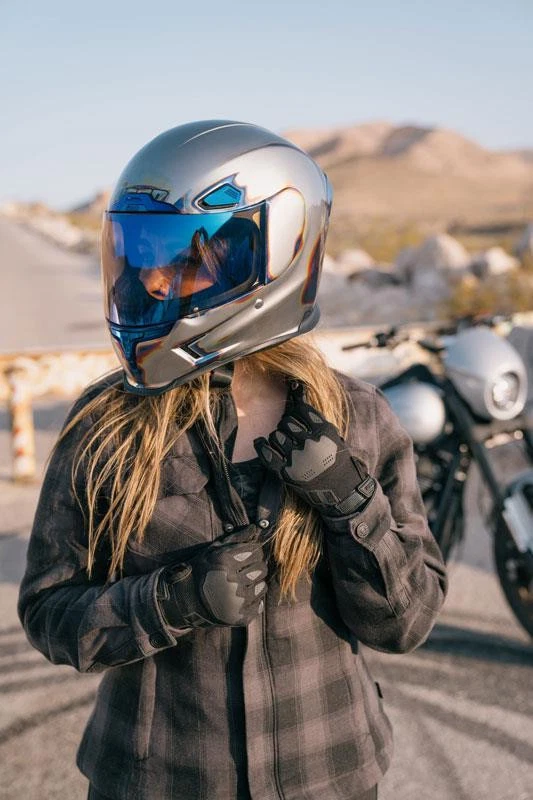 Casco ICON Airframe Pro 2024 que absorbe la humedad protector antiniebla DOT ECE XS-3XL Foto 4 de 4