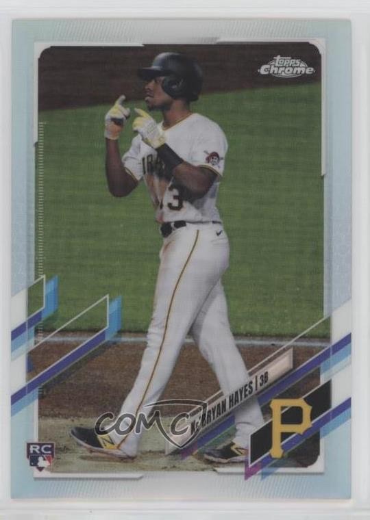 2021 Topps Chrome Image Variation SP (Batting) Ke'Bryan Hayes #191 ya6