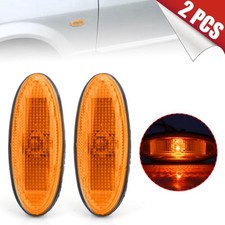 Pair Side Marker Light Turn Signal Amber Lamp For Mazda Protege 5 2002-2003