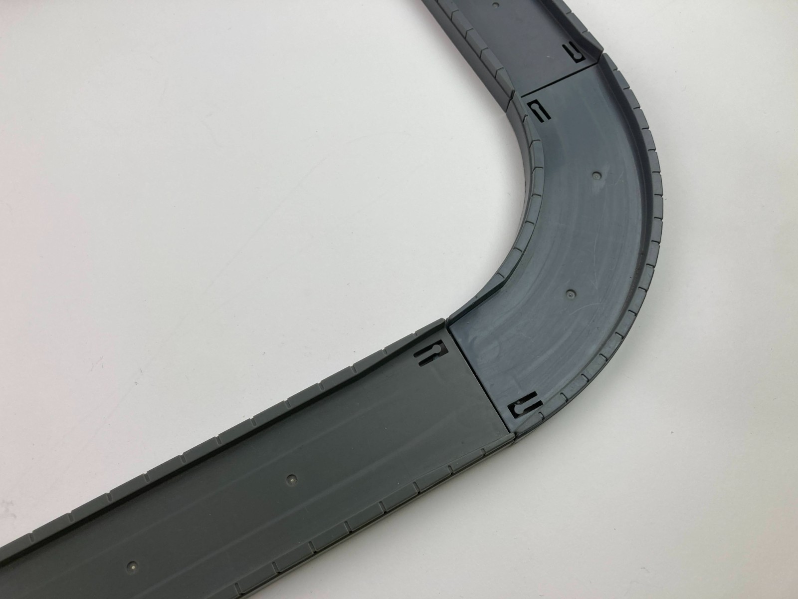 1993 Tomy Trackmaster Thomas Gray Road Train Track Set of 12 Straight Curve