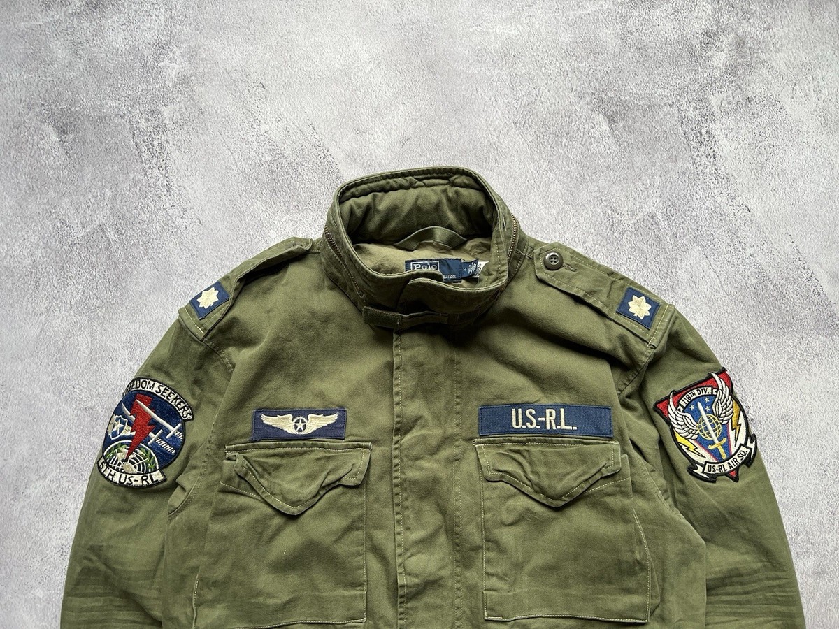 POLO Ralph Lauren U.S. Army M-65 The Iconic Field Jacket Size M | eBay