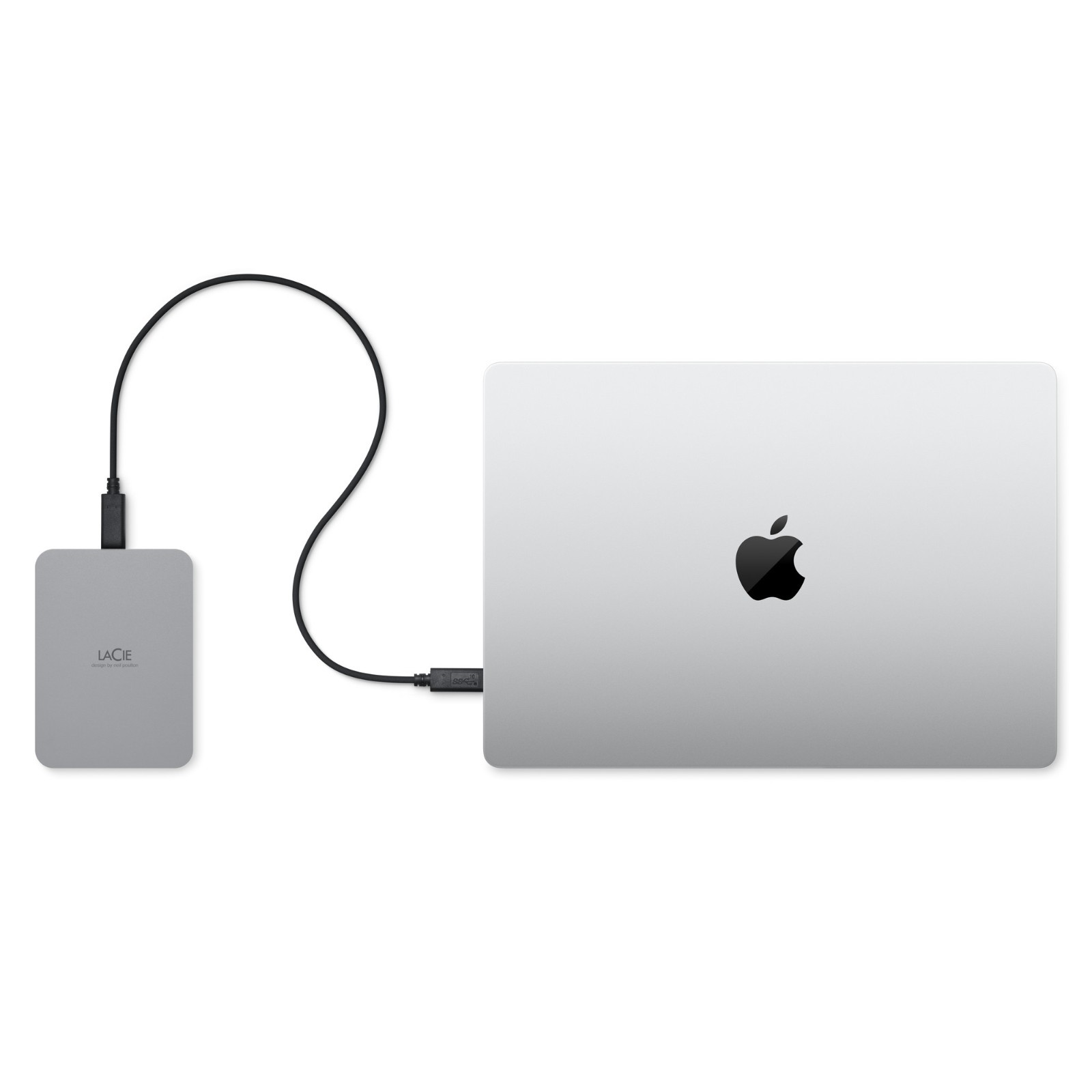 LaCie Mobile Drive Secure USB-C 2TB with Rescue New
