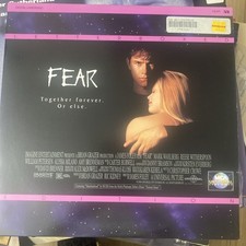 Laserdisc - Fear Dolby Surround - New Sealed, Torn Cello