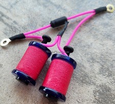 1.25" 8-32 Tattoo Machine Parts Coils 8 Wrap Deep Blue Washers Neon Hot Pink USA