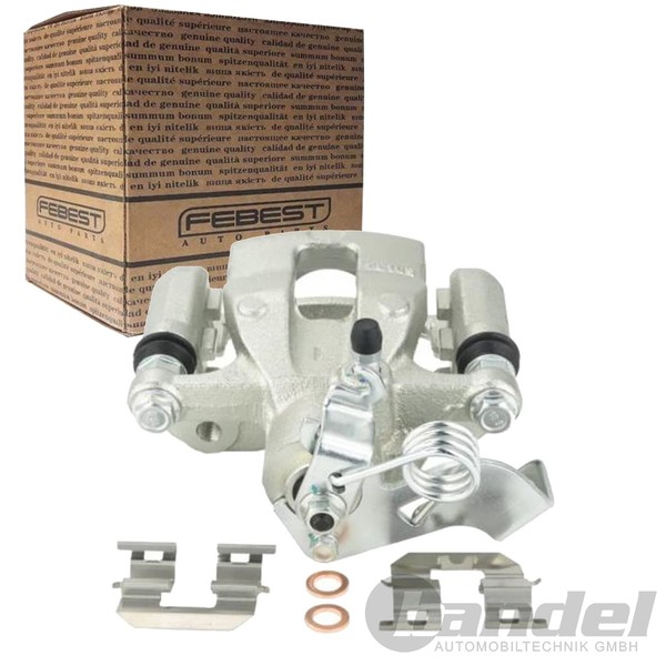 Febest Bremssattel Hinten Links Passend FüR Hyundai Accent Solaris KIA RIO | 127-image