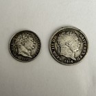 1816 George III Silver Sixpence and Shilling