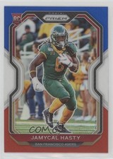 2020 Panini Prizm Rookie Red White & Blue Prizm Jamycal Hasty #303 0nr3