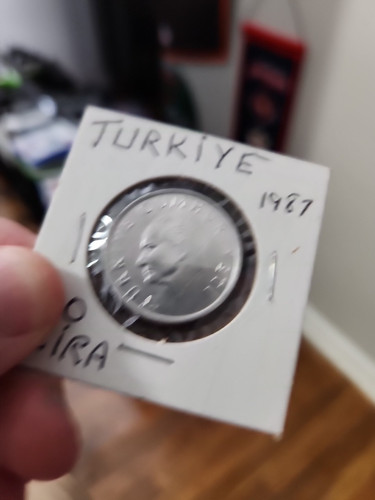 Moneda Mundial Turquía/Turquía 1987 10 Liras - Imagen 1 de 5