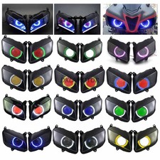 Headlight Assembly Angel Devil Eyes Lights Fit For Honda CBR600RR F5 2007-2012