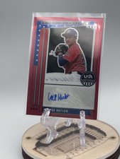 2026 Panini Stars & Stripes Prizm Autograph AUTO Red Prizm COOPER HUTTON /99