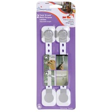 Dreambaby Twist 'N Lock Multi-Purpose Latch, 2 Pack Dreambaby