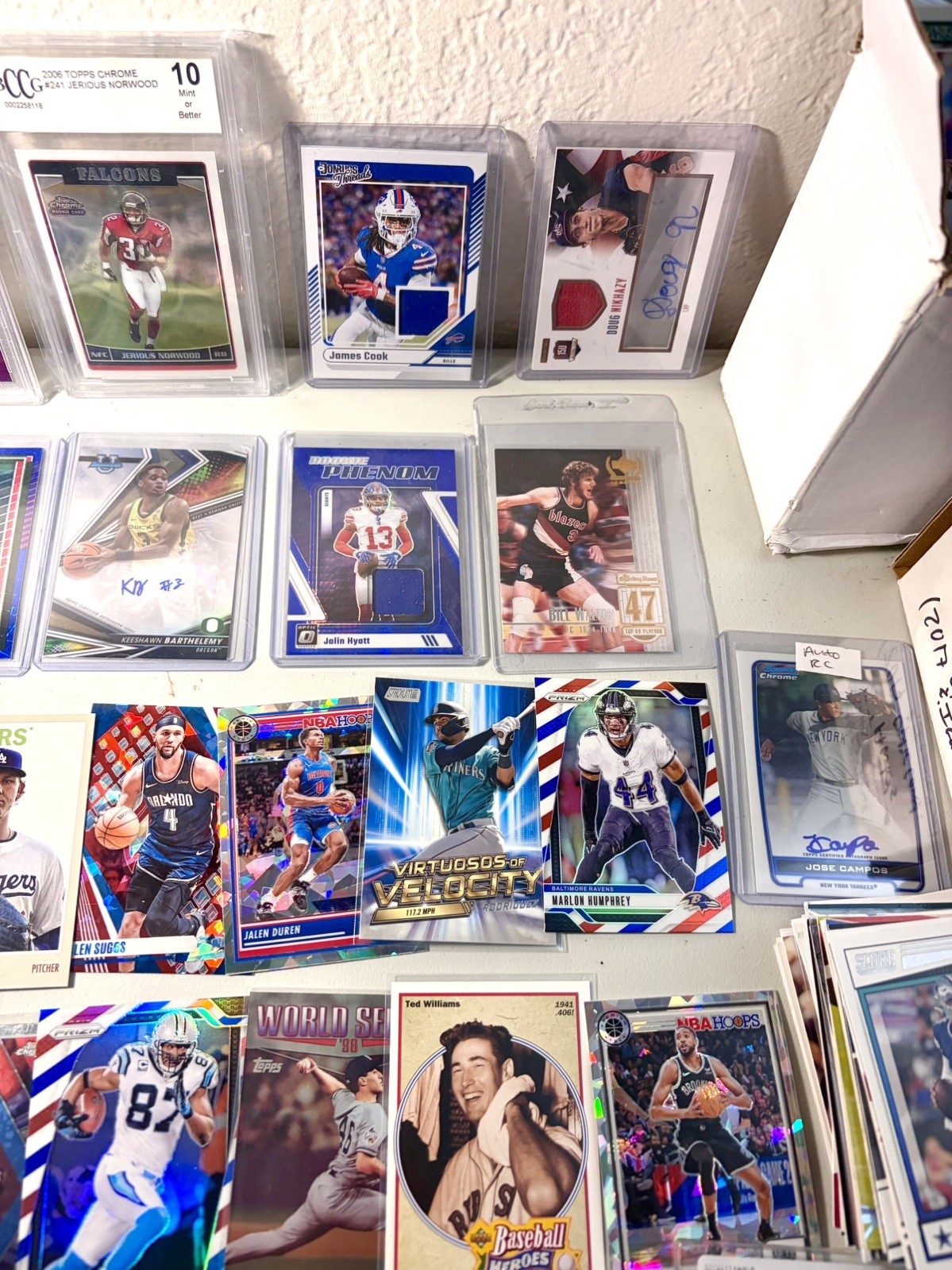 Huge Collection of Multi Sports Card Lot Autos Numbered Parallels RC PSA, Ohtani view 3