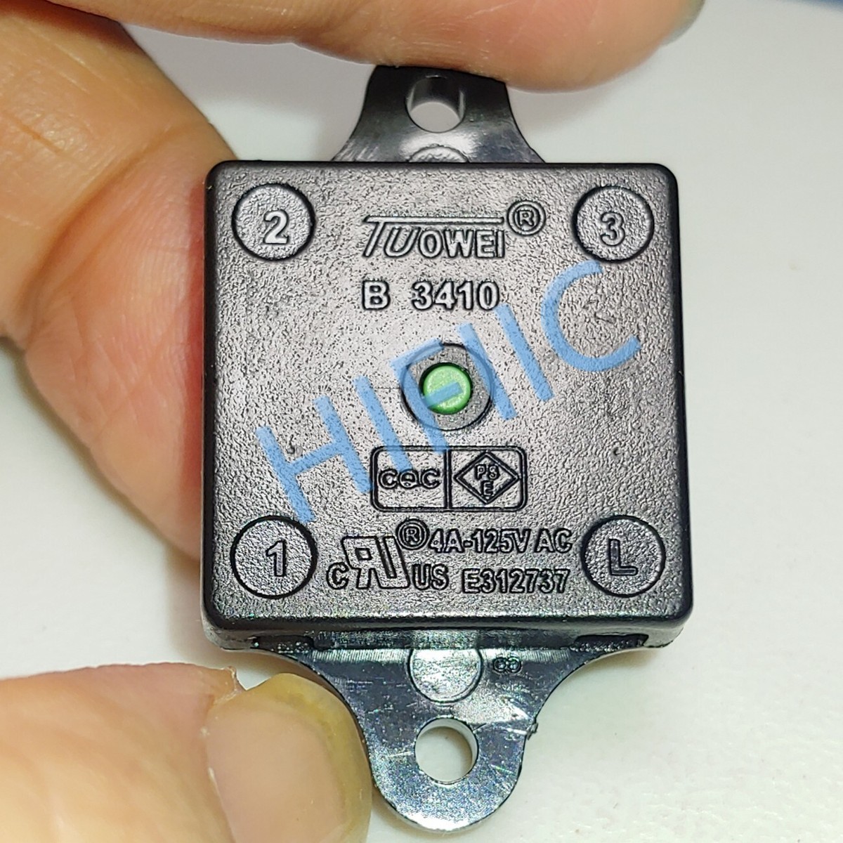 TUOWEI B 3410 10A 250VAC 125VAC Rotary Switch 4 Connectors 3