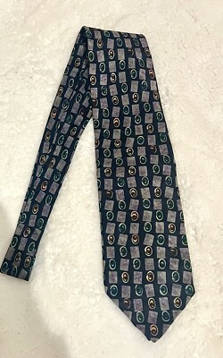 Robert Talbott Studio Britches Tie Hand Sewn Finest Silk Circle Swirls