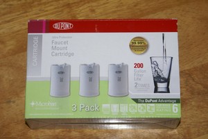 Dupont Faucet Mount Cartridge 3 Pack Water Filter Wffmc303x Ebay
