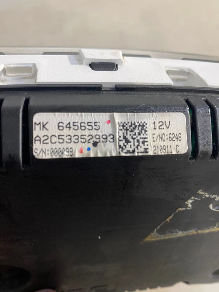 Cuadro de instrumentos Mitsubishi Fuso MK645655 2012 -- ¡probado! Foto 4 de 4