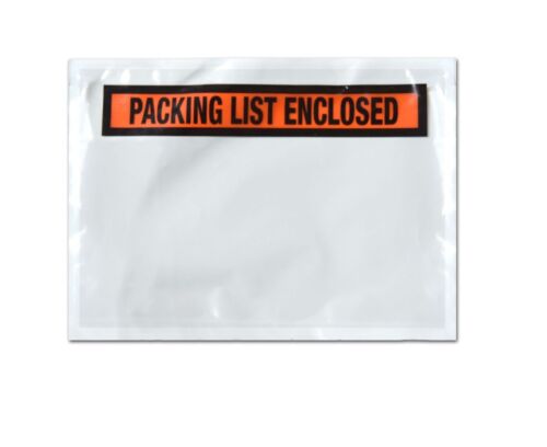 Packing List Pouches Shipping Label Panel/Full Face Enclosed Envelopes Adhesive - Picture 4 of 6