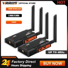 250M Wireless HDMI Extender Video Transmitter Receiver for Camera Laptop To TV