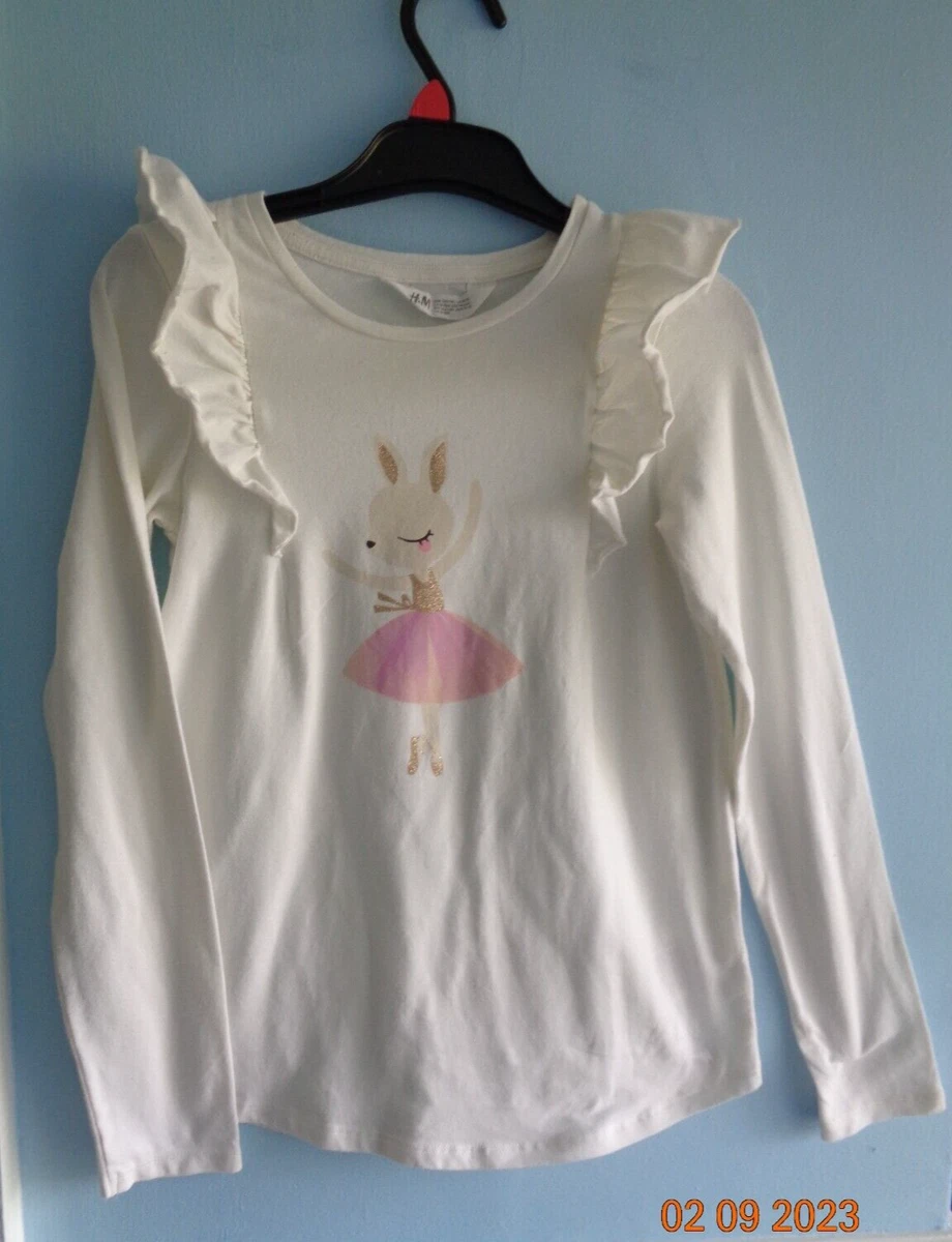 H and m outlet white long sleeve top