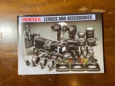 PENTAX LENSES AND ACCESSORIES BOOKLET CATALOG manual - 2/83 Version - 61 Pages 