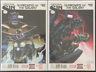 Guardians Of The Galaxy # 18 19 (2014) Vol 3 Original Sin Crossover Lot 2 Marvel