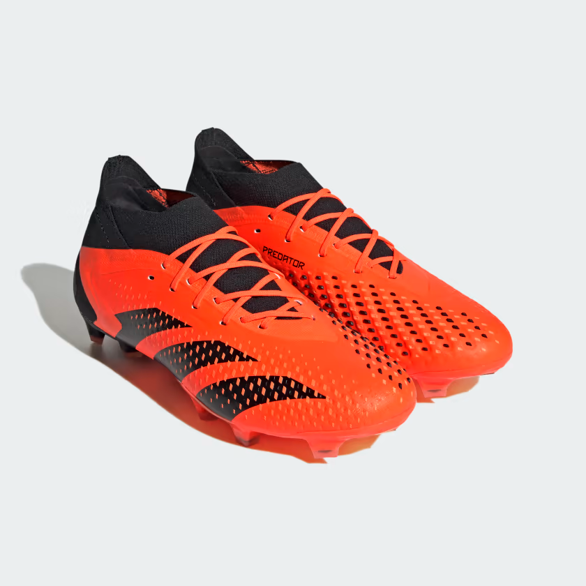 PREDATOR シューズ ブラック/オレンジ ADIDAS PREDATOR ELITE FG Mens 9.5 Black/Orange | eBay