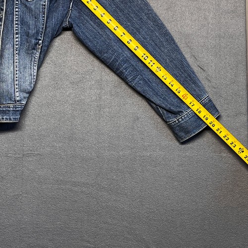 Lane Bryant Denim Jacket Plus Size 20 Buttons Acid wash - Picture 8 of 11