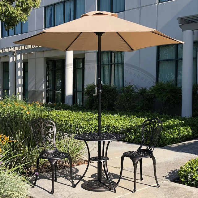 Blissun 7 5 Ft Outdoor Market Patio Umbrella With Push Button Tilt And Crank For Sale Online Ebay