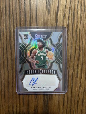 2023-24 Select Chris Livingston Rookie Silver Youth Explosion Auto #YE-CHS RC
