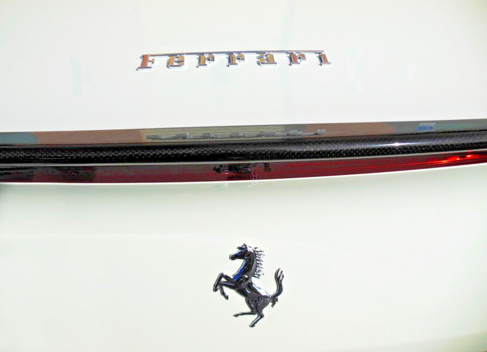 2008-13 Ferrari California Tesoro Flush Mount Trunk Lip Spoiler CF Made in USA