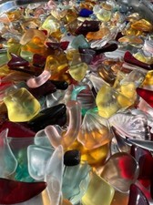 TUMBLED GLASS, BULK TUMBLED GLASS, SEA GLASS BULK, CHEAP SE