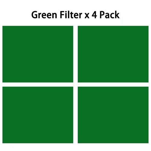 Color Correction Gel Paper Lighting Filter for Photo Studio Light Green 4 Packs - Picture 1 of 8