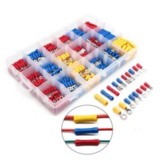 1200-piece Cable Lug Assortment Box Car Connector Set Flat Connector Set