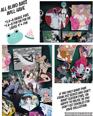 Anime Manga AoT One Piece JJK Naruto HxH Etc Blind Mystery Bag 160$+ Value READ 