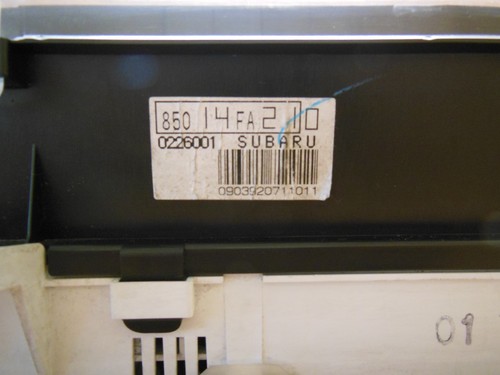 1992 1995 JDM SUBARU IMPREZA WRX GF1 MT VELOCÍMETRO INDICADORES CLUSTER OEM - Imagen 7 de 10