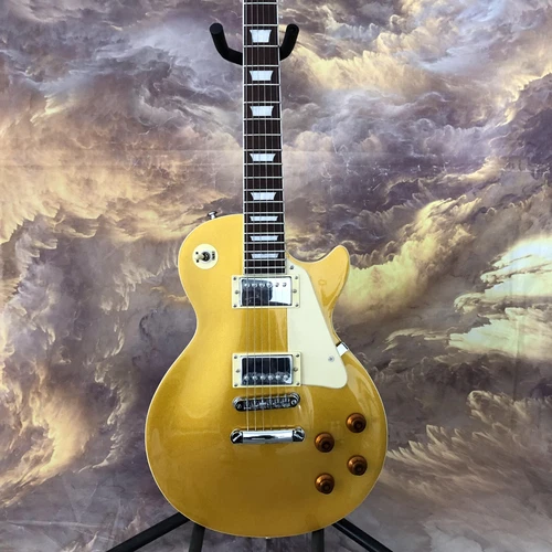 USA Warehouse Standard Les Paul Electric Guitar Retro Golden Ultra-Low price