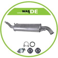 Mittelschalldämpfer Auspuff Audi A6 100, 200 1.8, 2.0, 2.3 1984-1997 +Anbaukit