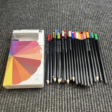 AMERICAN CRAFTS ARTIST COLORED PENCILS 48 PIECE ASSORTED COLORS ACID FREE